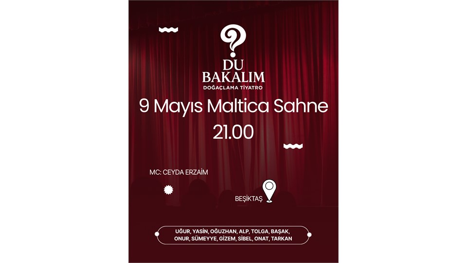 DU BAKALIM DOĞAÇLAMA TİYATRO GÖSTERİSİ 