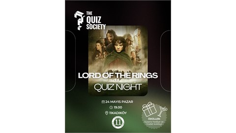 The Lord of the Rings (Yüzüklerin Efendisi) Quiz Night – The Quiz Society