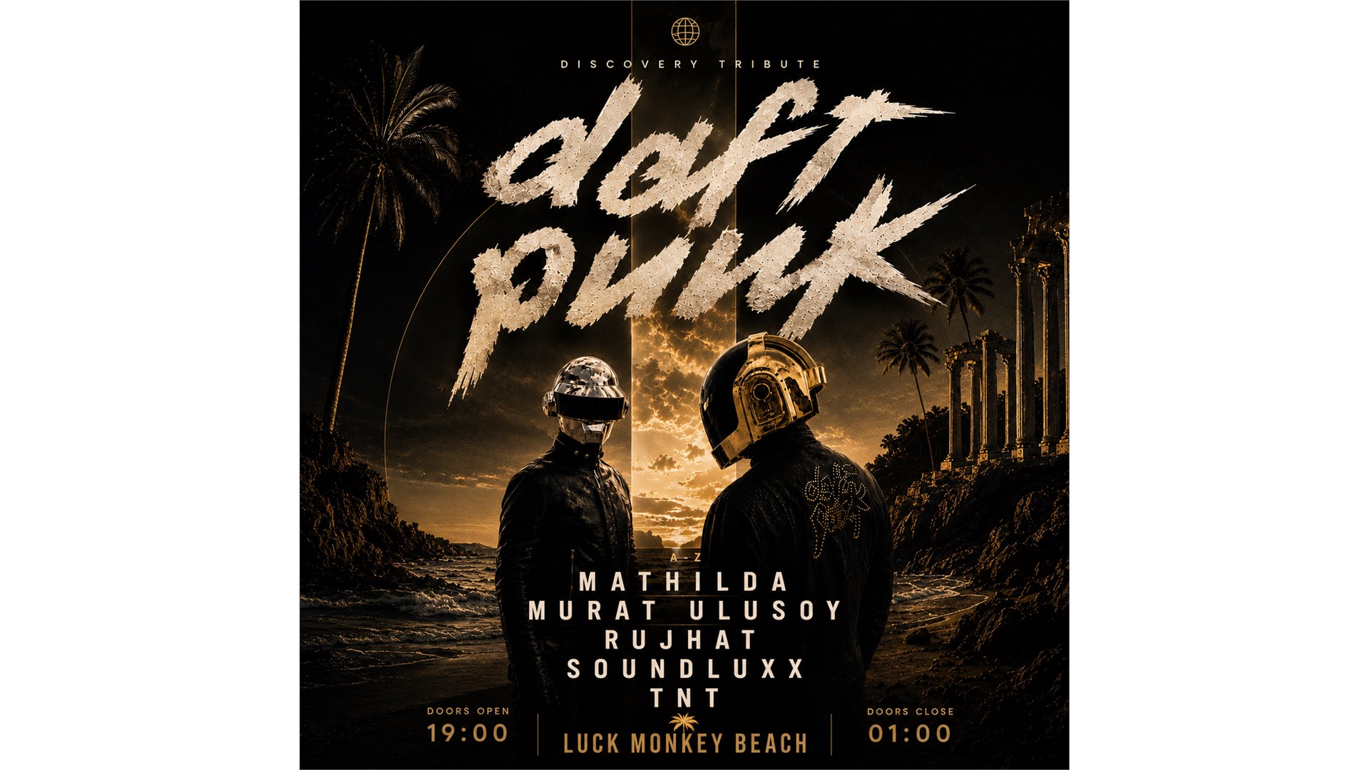 DAFT PUNK DISCOVERY TRIBUTE | 11 June 2026 | Lucky Monkey Beach