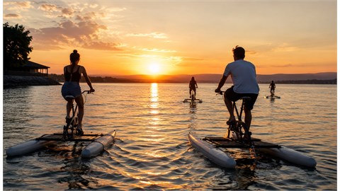 Sunset Wine & Waterbike