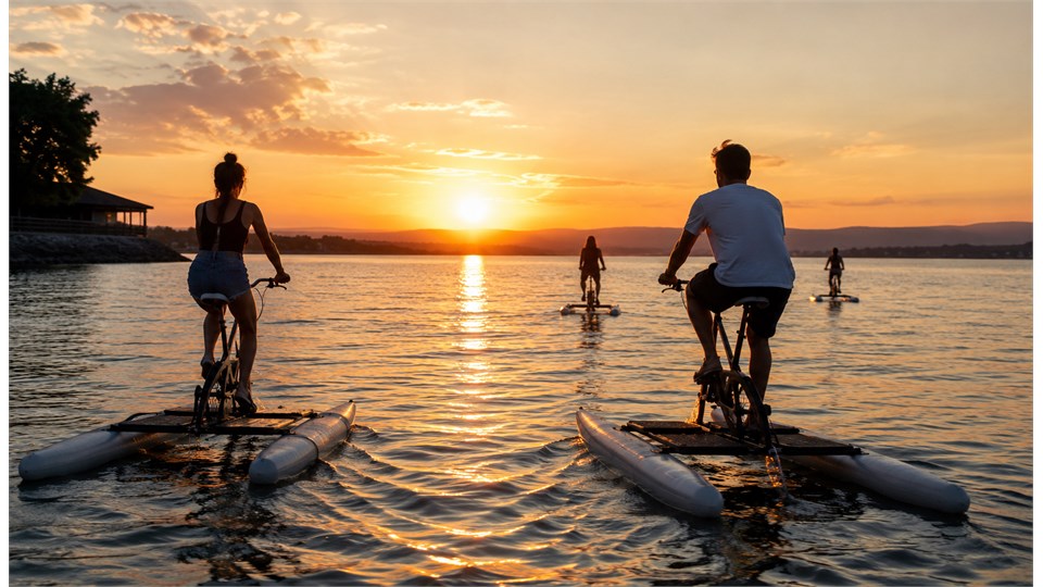 Sunset Wine & Waterbike