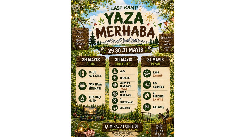 Yaza Merhaba Kampı