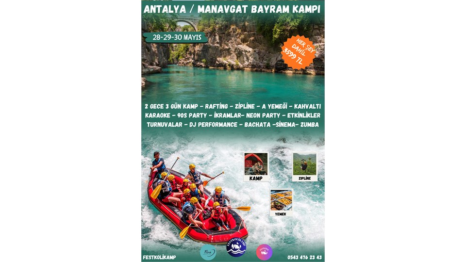 Antalya Manavagat bayram kampı