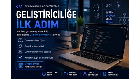 GELİŞTİRİCİLİĞE İLK ADIM ( 3 Günlük Yazılım Bootcamp'i )