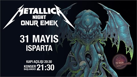 Onur Emek - Metallica Night (Beygir Rock / Isparta)