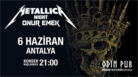 Onur Emek - Metallica Night (Odin / Antalya)