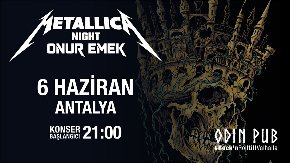 Onur Emek - Metallica Night (Odin / Antalya)