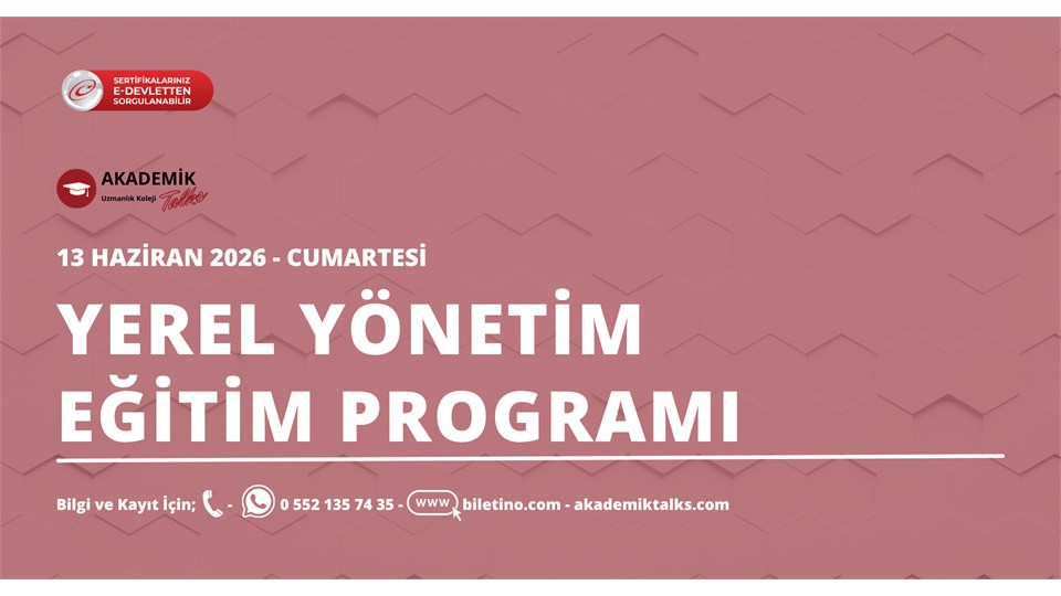 YEREL YÖNETİM EĞİTİM PROGRAMI