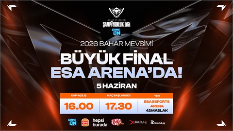 League of Legends | GAMEON Şampiyonluk Ligi | 2026 Bahar Mevsimi Büyük Finali