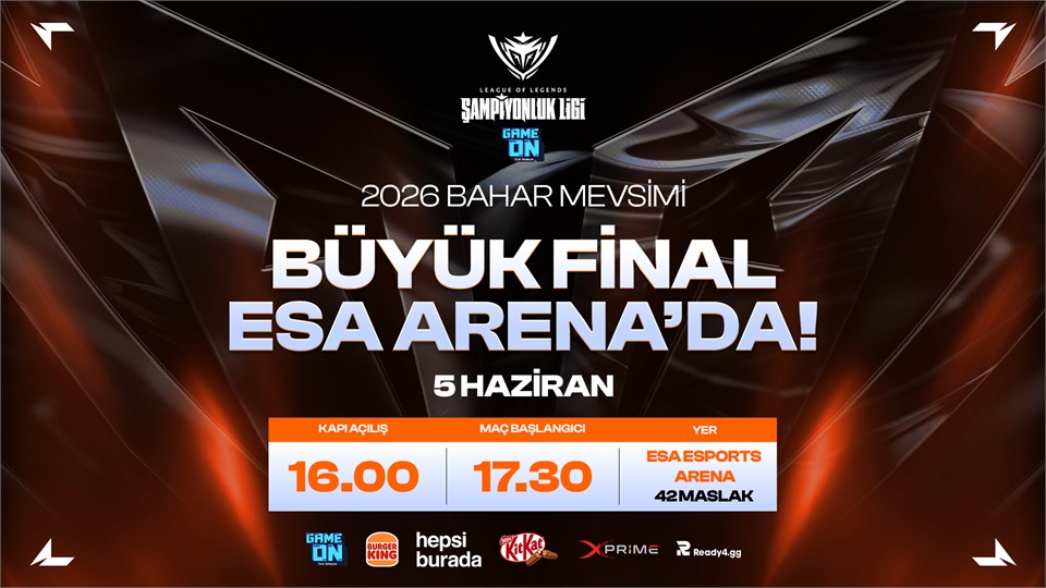 League of Legends | GAMEON Şampiyonluk Ligi | 2026 Bahar Mevsimi Büyük Finali