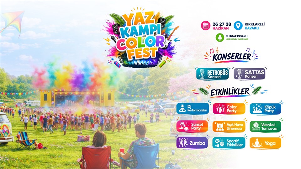 YAZ KAMPI COLOR FEST | KAMPWAY X NURGAZ