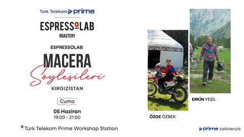 Espressolab Macera Söyleşileri I Erkin Yeşil & Özge Özbek