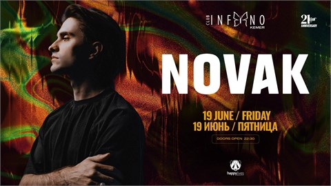 Happy Live's Presents ''NOVAK'' ONLY GOOD VIBES