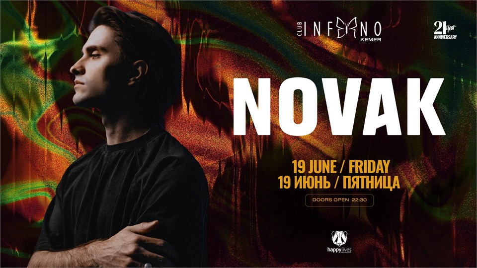 Happy Live's Presents ''NOVAK'' ONLY GOOD VIBES