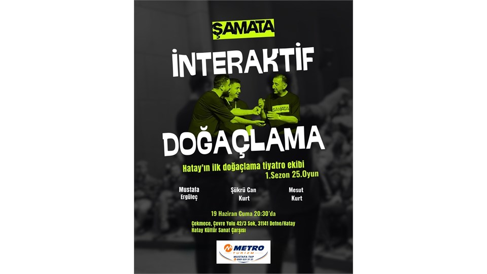 Tiyatro Şamata (İnteraktif Doğaçlama Gecesi)