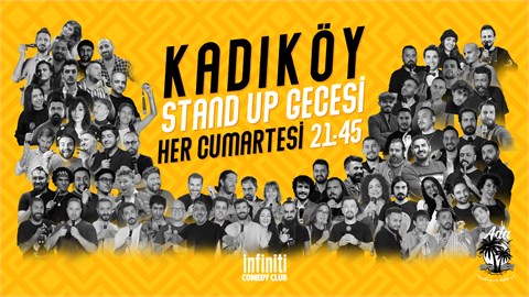 Kadıköy Stand up Gecesi Cumartesi 21:45