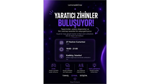 Creative Playground – Tasarımcı Buluşması