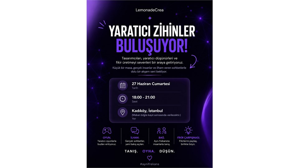 Creative Playground – Tasarımcı Buluşması