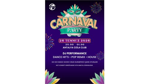 Carnaval Party Antalya'da! 