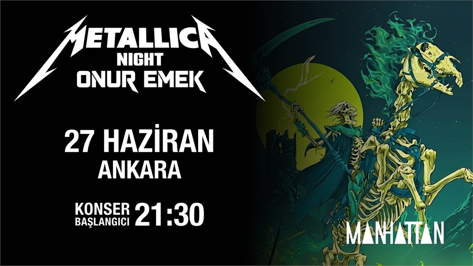 Onur Emek - Metallica Night (Manhattan / Ankara)