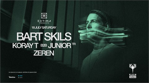 Bart Skils  + Koray T b2b Junior (TR) + Zeren | Klein Phönix