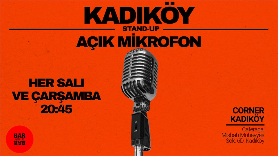 Kadıköy Açık Mikrofon Stand up Gecesi
