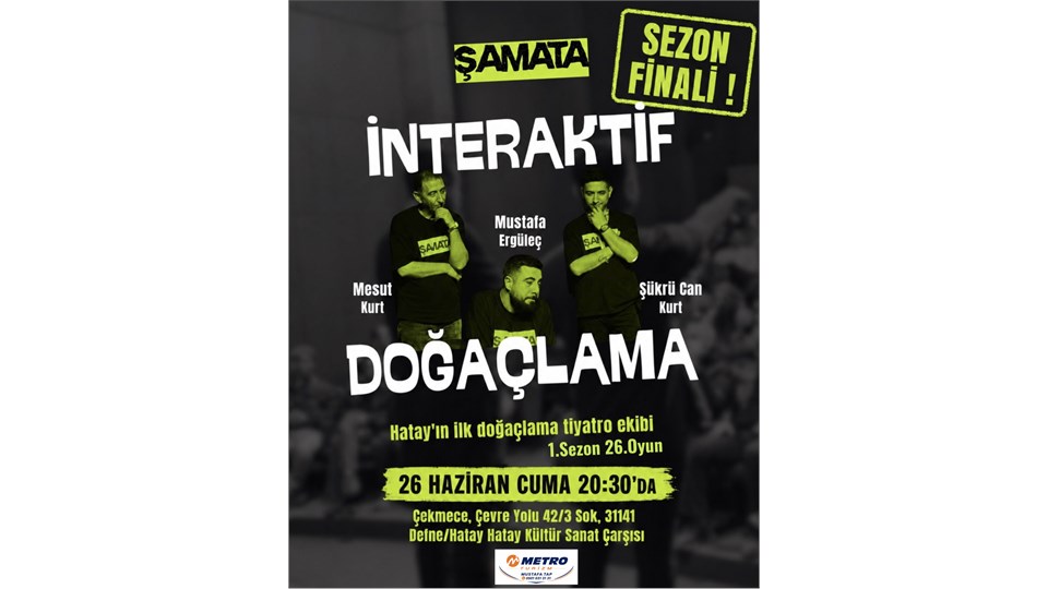 Tiyatro Şamata (İnteraktif Doğaçlama Etkinliği)