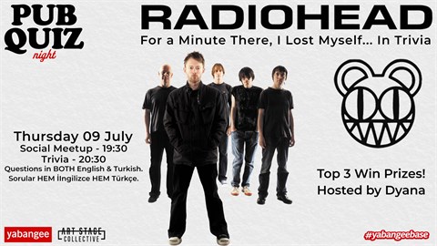 Pub Quiz on Radiohead: Questions in English & Turkish