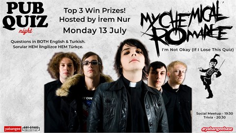Pub Quiz on My Chemical Romance: Questions in English & Turkish