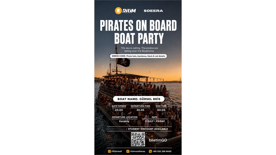 PIRATES ON BOARD BOAT PARTY