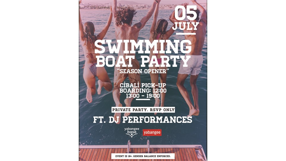 Swimming Boat Party: Season Opener