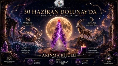 30 Haziran Çilek Dolunayı Solar Pleksus Arınma Meditasyonu