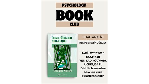 Psychology Book Club Kitap Analizi Kln.Psk.Hazin GÖNGEN (İnsan Olmanın Psikolojisi)