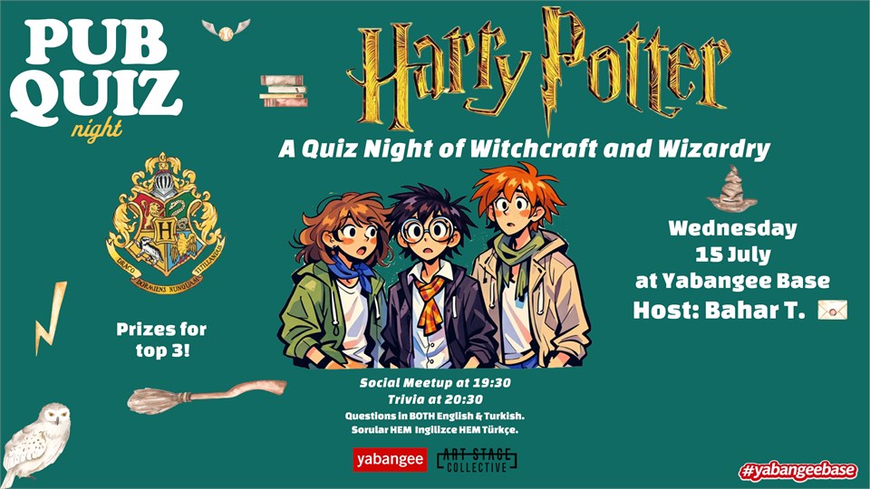 Quiz Night on Harry Potter: Questions in English & Turkish