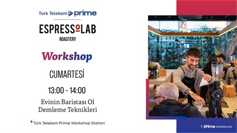 Espressolab ⁠Evinin Baristası Ol- Demleme Teknikleri