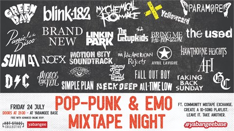 Pop-Punk & Emo Mixtape Night
