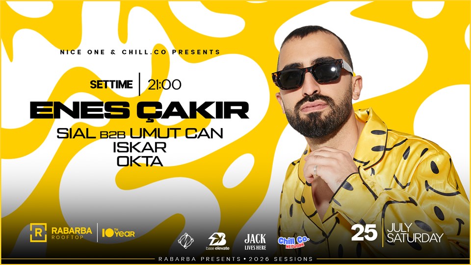 White Chic After Party: Enes Çakır at Rabarba Rooftop!