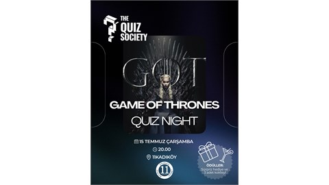 Game of Thrones Quiz Night - @thequizsociety 