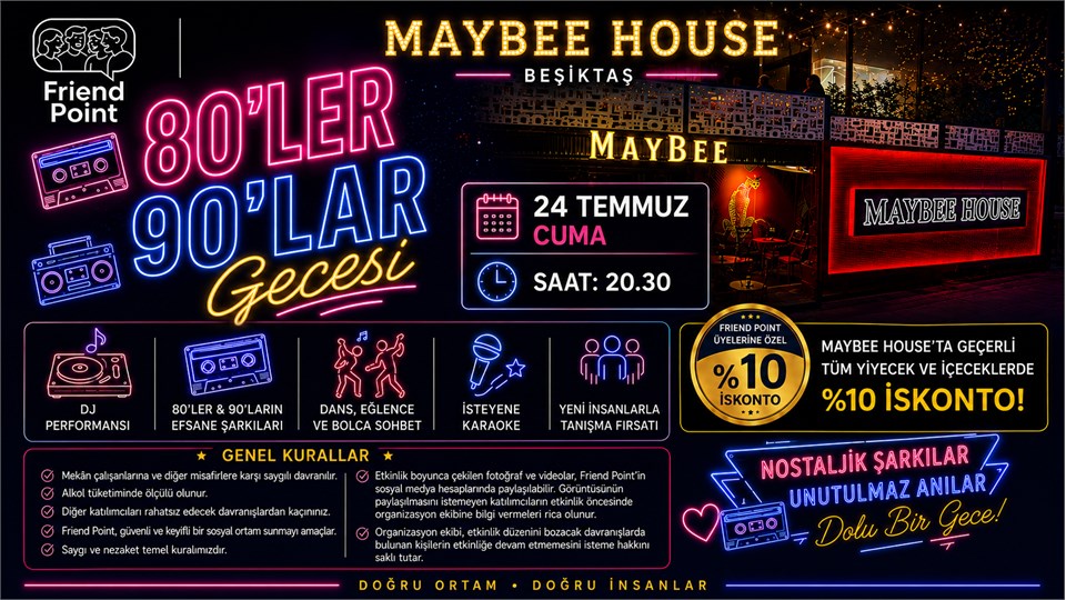 80'ler & 90'lar Gecesi