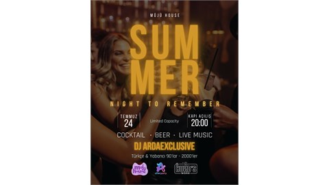 MÜJÜ HOUSE SUMMER PARTY '26