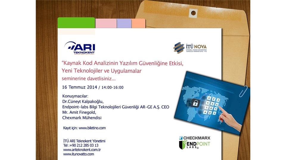 "Kaynak Kod Analizinin Yazılım Güvenliğine Etkisi, Yeni Teknolojiler ve Uygulamalar" Semineri 