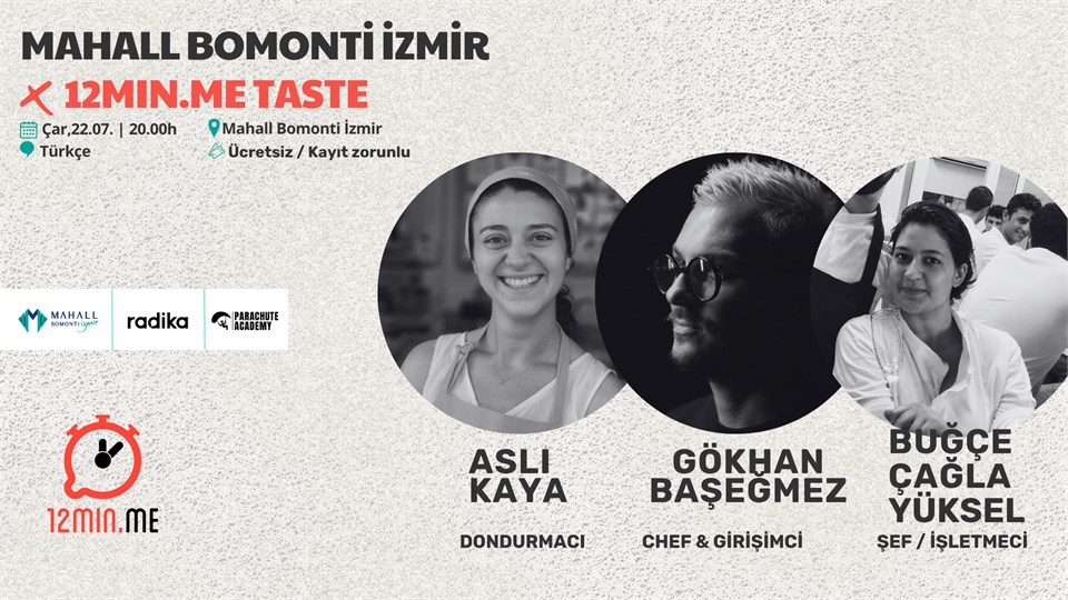 Mahall Bomonti İzmir x 12MIN.ME TASTE Yaz Buluşmaları 