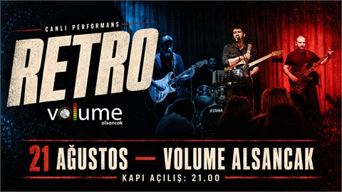 Retro Band Konseri-21 Ağustos Cuma