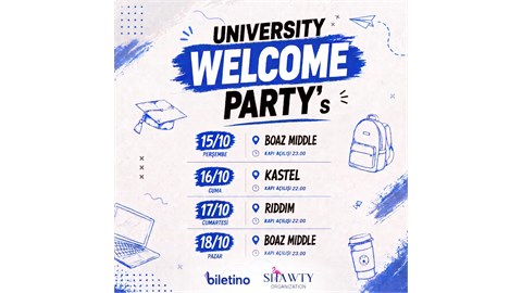 UNIVERSITY WELCOME PARTY's