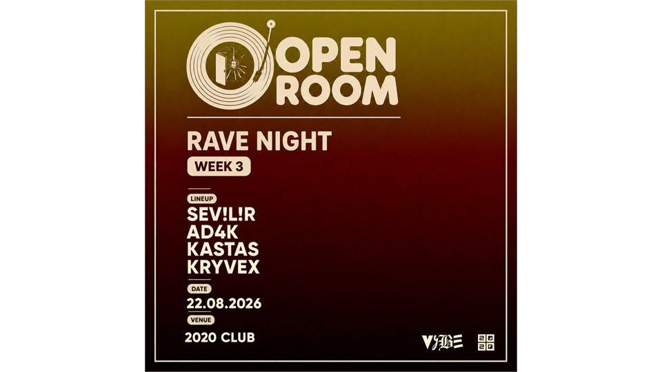 RAVE NIGHT OPEN ROOM WEEK 3