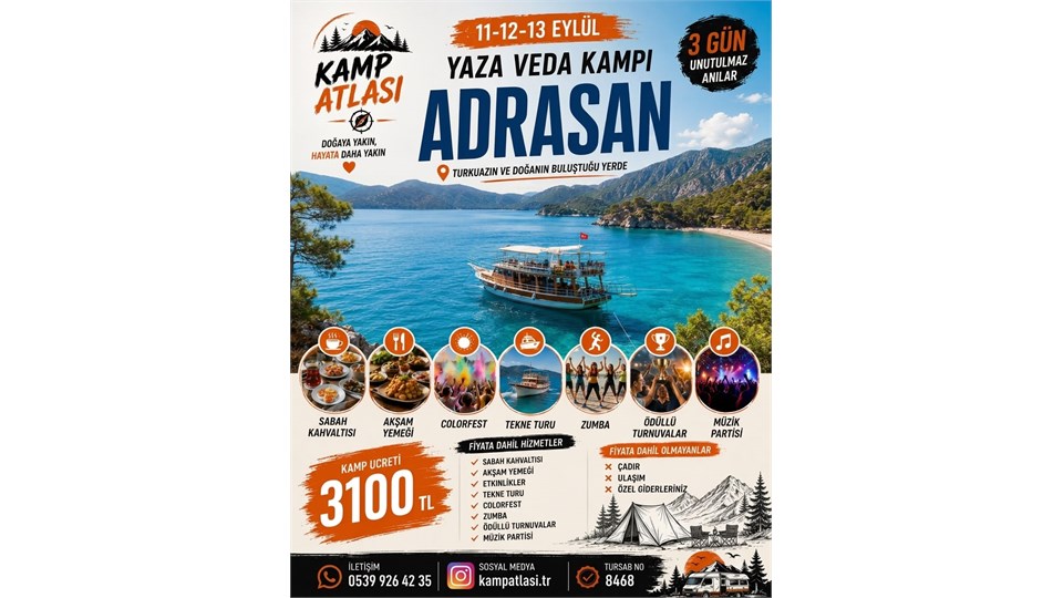 YAZA VEDA KAMPI (KAPORA BİLETİ )
