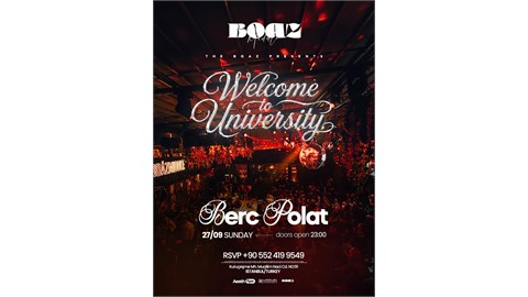 UNIVERSITY WELCOME PARTY / BOAZ MİDDLE