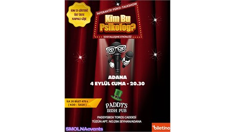 Kim Bu Psikolog? / İnteraktif Psiko-talkshow 4 Eylül
