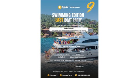 LAST SWIMMING EDITION BOAT PARTY