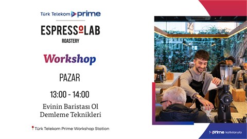 “Evinin Baristası Ol” – Demleme Teknikleri Workshop